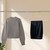 Metal Hangers with S-Shaped Opening Design for Dresses, Pants, Sweaters, Jackets, and Heavy Clothes (White)