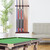 2-Piece Wood 8 Billiard Pool Cue Rack Wall Mounted Holders, Pool Cue Sticks Wall Rack Set - Mahogany