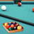 2-Tone Solid Wood 9-Ball Diamond Ball Rack for 2-1/4" Pool Balls, Billiard Ball Rack for Pool Table