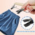 Kids Wood Pants Hangers with Adjustable Anti-Slip Clips, Baby Children Bottom Hangers (Natural)