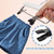 Kids Wood Pants Hangers with Adjustable Anti-Slip Clips, Baby Children Bottom Hangers (White)