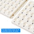 Bingo Master Board for 7/8" Bingo Balls, Plastic Bingo Calling Board for Bingo Game (White)