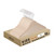 Kids Wooden Hangers with Pants Bar and 360° Rotatable Hook for Dress, Coats, and Jacket (Natural)
