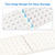 Bingo Game Master Board and 7/8" Multi-Color Plastic Bingo Balls with Easy Read Window (White)