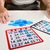 3/4-inch Plastic Transparent Bingo Chips for Bingo Game Party (Blue)
