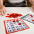3/4-inch Plastic Transparent Bingo Chips for Bingo Game Party (Red)