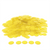 3/4-inch Plastic Transparent Bingo Chips for Bingo Game Party (Yellow)