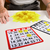 3/4-inch Plastic Transparent Bingo Chips for Bingo Game Party (Yellow)