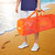 Large Mesh Sports Equipment Duffel Bag, Scuba Bag with Zipper for Diving Equipment,Gym Gear（Orange)