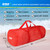 Large Mesh Sports Equipment Duffel Bag, Scuba Bag with Zipper for Diving Equipment,Gym Gear（Red)