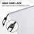 24"x36" Large Mesh Sports Ball Drawstring Bag for Gym Training, Football, Basketball, Swimming(White)
