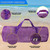 Large Mesh Sports Equipment Duffel Bag, Scuba Bag with Zipper for Diving Equipment,Gym Gear（Purple)