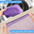 24"x36" Large Mesh Sports Ball Drawstring Bag for Gym Training, Football, Basketball, Swimming(Purple)