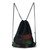 19"x15" Mesh Drawstring Backpack Bag for Sports Gym Gear, Backpacking, Camping Gear, Travel(Black)