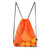 19"x15" Mesh Drawstring Backpack Bag for Sports Gym Gear, Backpacking, Camping Gear, Travel(Orange)