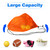19"x15" Mesh Drawstring Backpack Bag for Sports Gym Gear, Backpacking, Camping Gear, Travel(Orange)