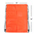 19"x15" Mesh Drawstring Backpack Bag for Sports Gym Gear, Backpacking, Camping Gear, Travel(Orange)