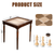 Premium Game Table with Game Pieces & Tabletop-Walnut