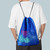 19"x15" Mesh Drawstring Backpack Bag for Sports Gym Gear, Backpacking, Camping Gear, Travel(Blue)