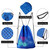 19"x15" Mesh Drawstring Backpack Bag for Sports Gym Gear, Backpacking, Camping Gear, Travel(Blue)