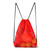 19"x15" Mesh Drawstring Backpack Bag for Sports Gym Gear, Backpacking, Camping Gear, Travel(Red)