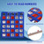 Blue Jumbo Shutter Bingo Cards, Finger-Tip Slide Bingo Game Cards with Easy-Read Large Numbers & Sliding Windows