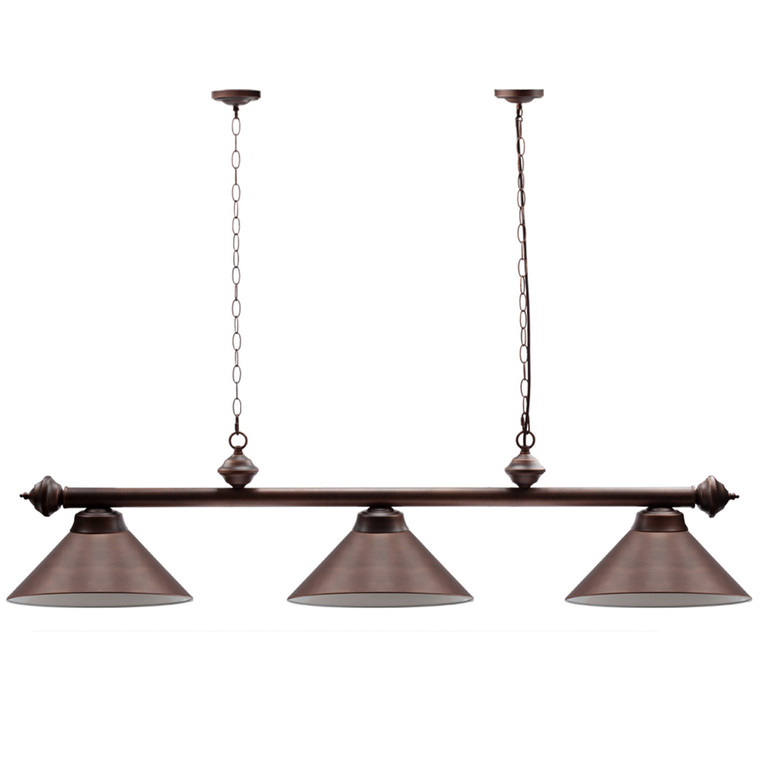 50" Metal Billiard Lights with Billiard Balls Decoration for Billiards Room -Oil Rubbed Bronze