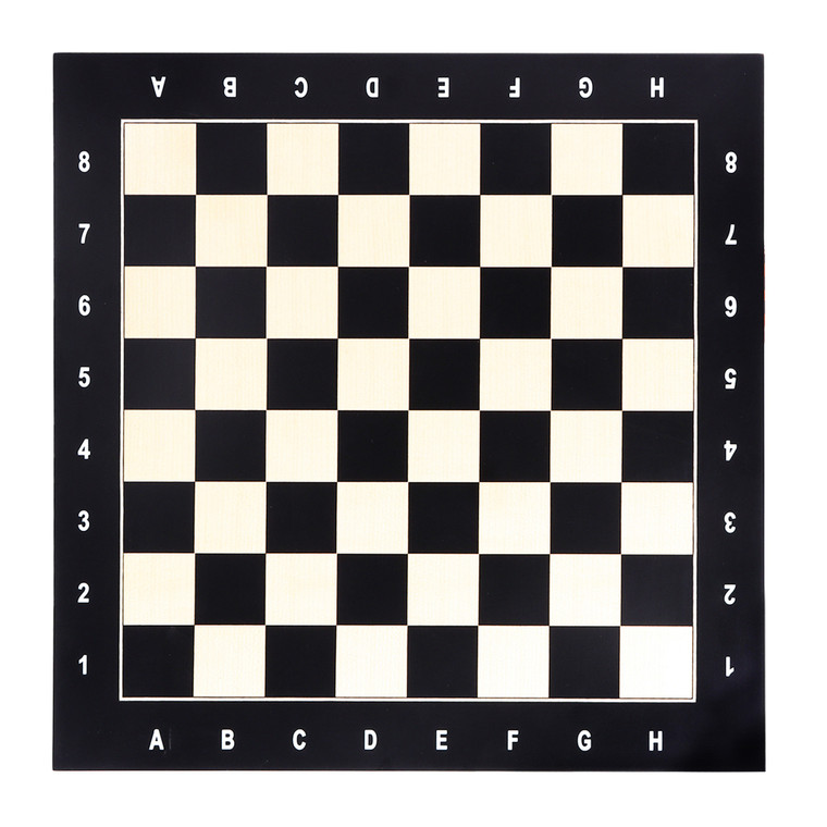 21-Inch Pro Tournament Chess Board Only (Beech & Black)