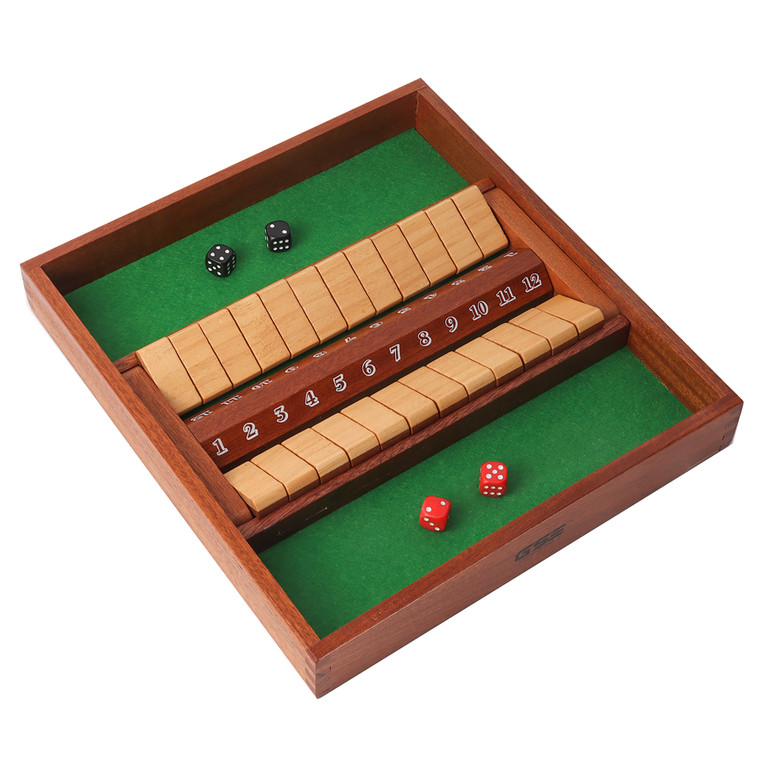 2-Player Shut The Box Game Set
