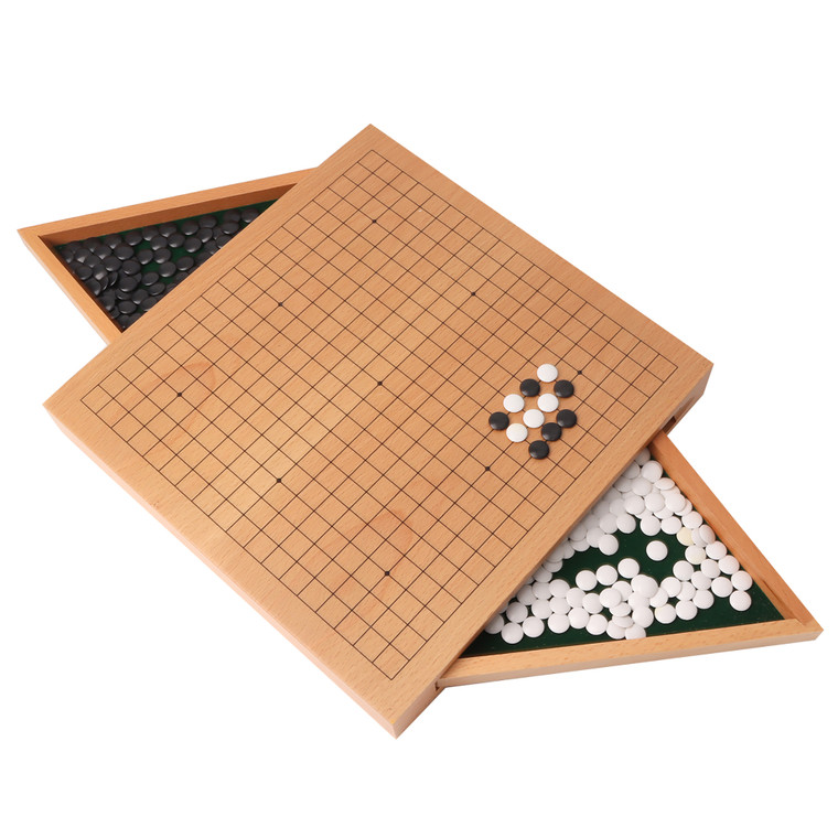 Wooden Go Board Game Set
