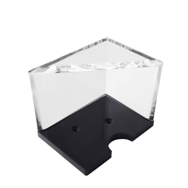 2 Deck Clear Acrylic Discard Trays, Casino Grade Discard Holder Trays for Blackjack