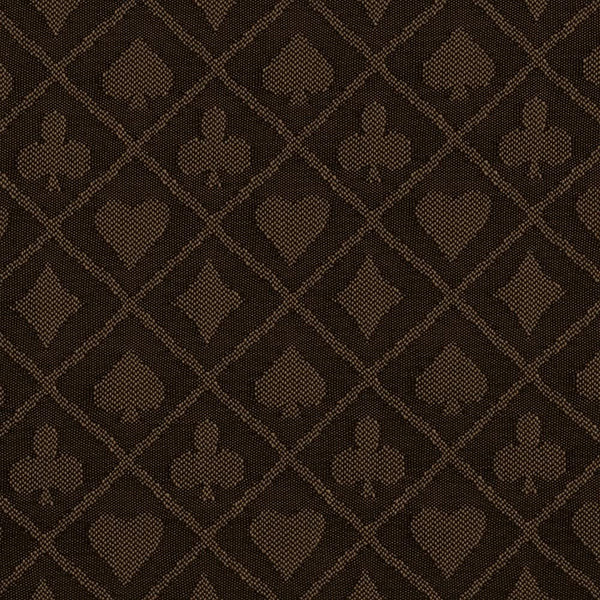 Two-Tone Poker Table Suited Speed Cloth. Casino Table Cloth  (Chocolate)