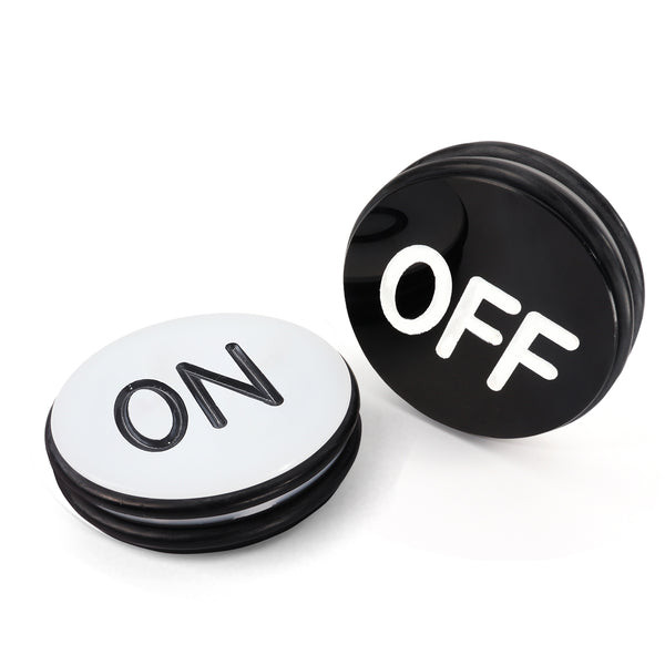 3" Double-Sided Casino Grade Acrylic Craps ON/Off Puck Buttons for Casino Poker Nights