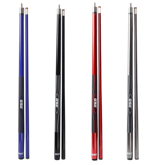 Set of 4 Fiberglass Composite Billiard Pool Cue Sticks