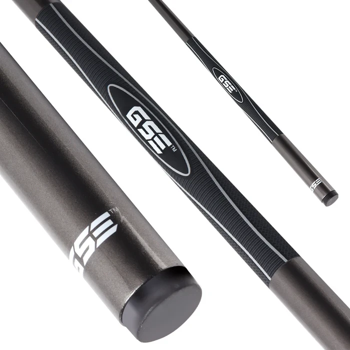 58-Inch Grey Fiberglass Composite Billiard Pool Cue Stick
