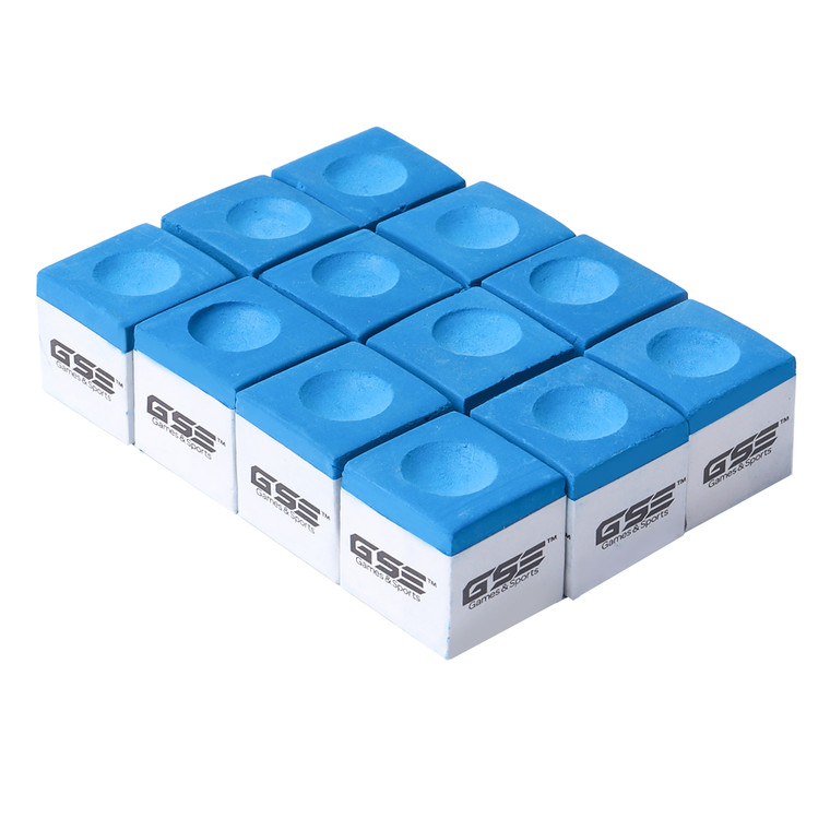 Blue Billiard Pool Cue Chalks