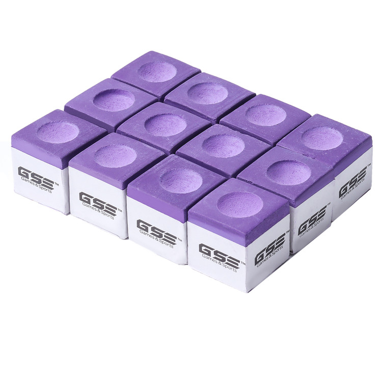 Purple Billiard Pool Cue Chalks