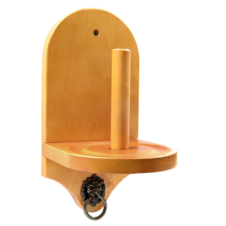 Wall Mounted Wood Cone Chalk Holder (Oak)