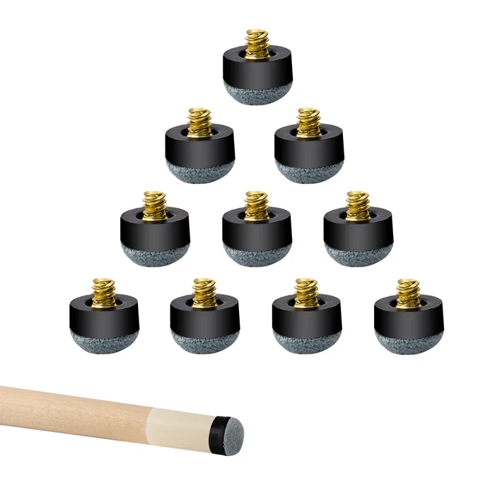 Screw-on Soft Pool Cue Tips