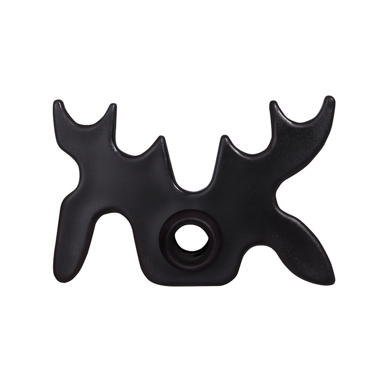 Black Plastic Slip-On Moosehead Bridge Head