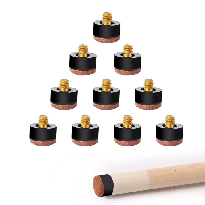 Screw-on Hard Pool Cue Tips