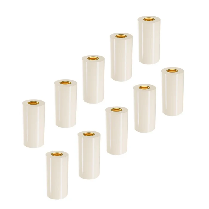 10 Pieces White Billiard Stick Nylon Ferrules, Pool Cue Stick Screw-in Ferrules Replacement