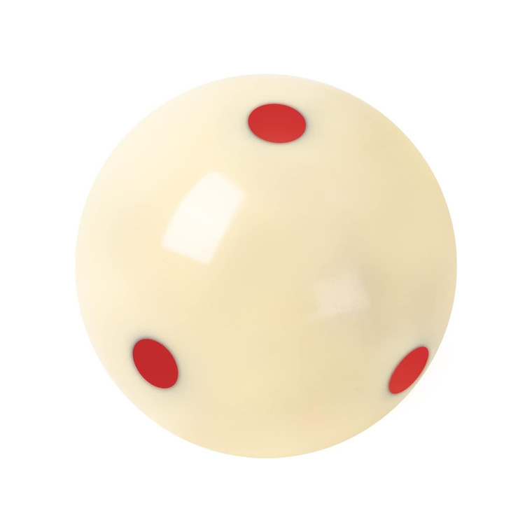 2-1/4" 6 Dot Training Cue Ball-Red