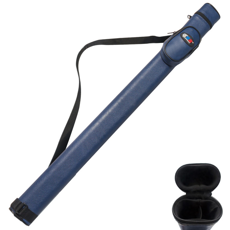 1x1 Pool Cue Stick Carrying Case-Blue