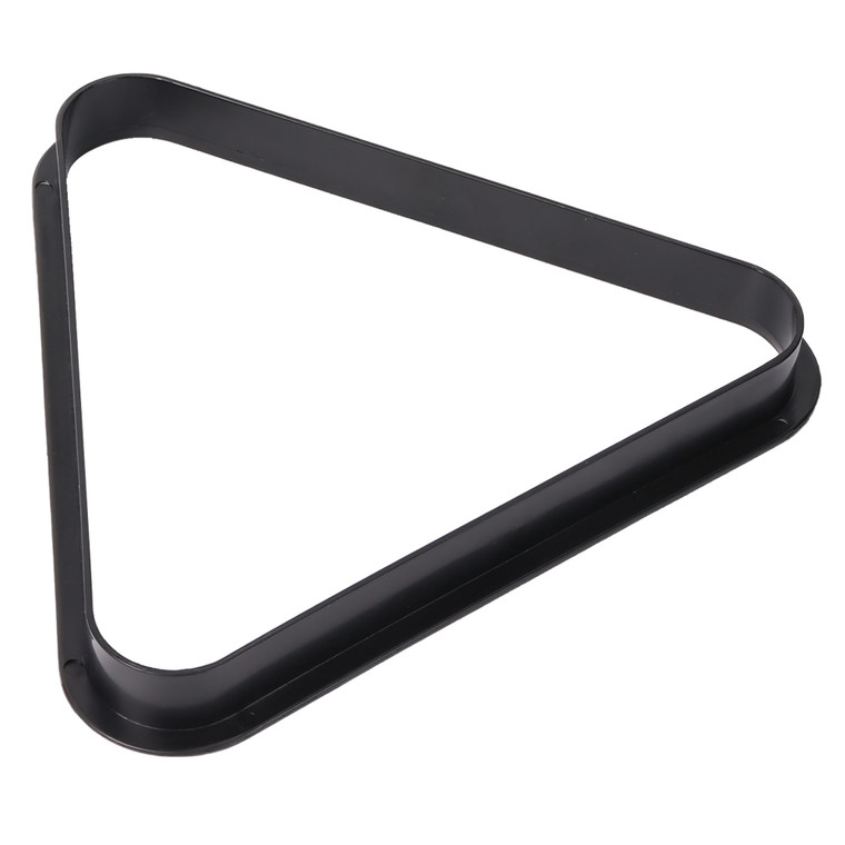 Plastic 8-Ball Triangle Ball Rack (Black)