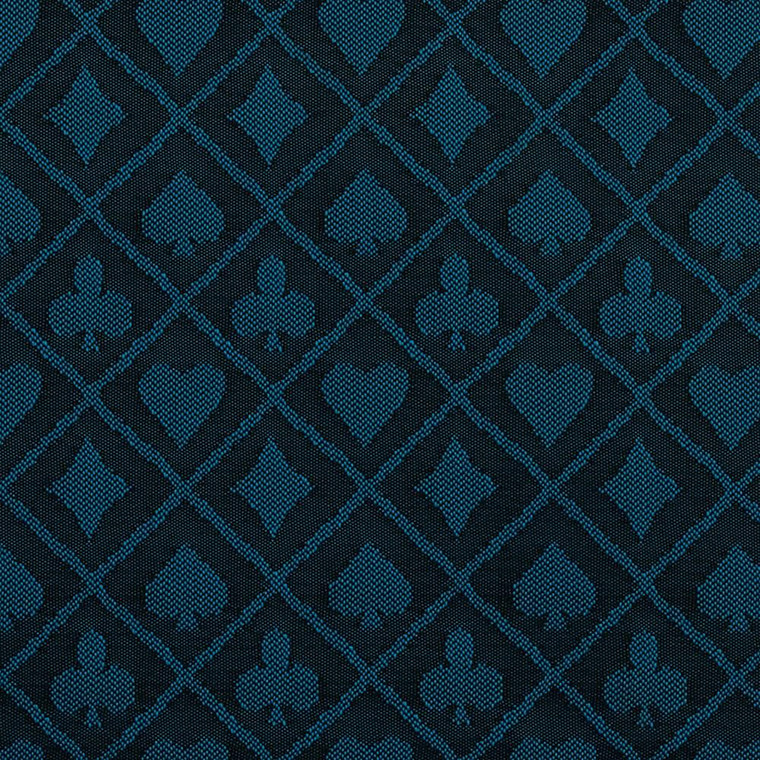 Two-Tone Poker Table Suited Speed Cloth. Casino Table Cloth  (Blue)