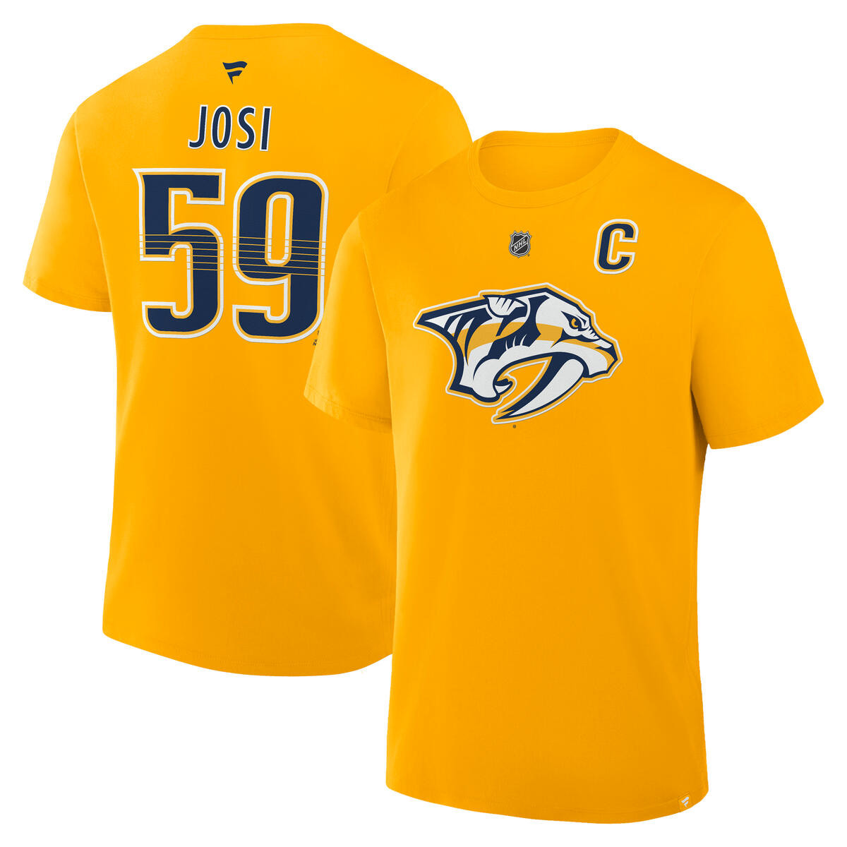 Nashville Predators Fanatics ROMAN JOSI NAME & NUMBER T-SHIRT 
