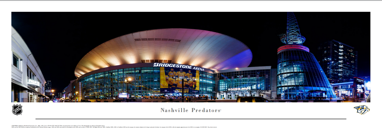Nashville Predators Bridgestone Arena Tennessee Photography 
