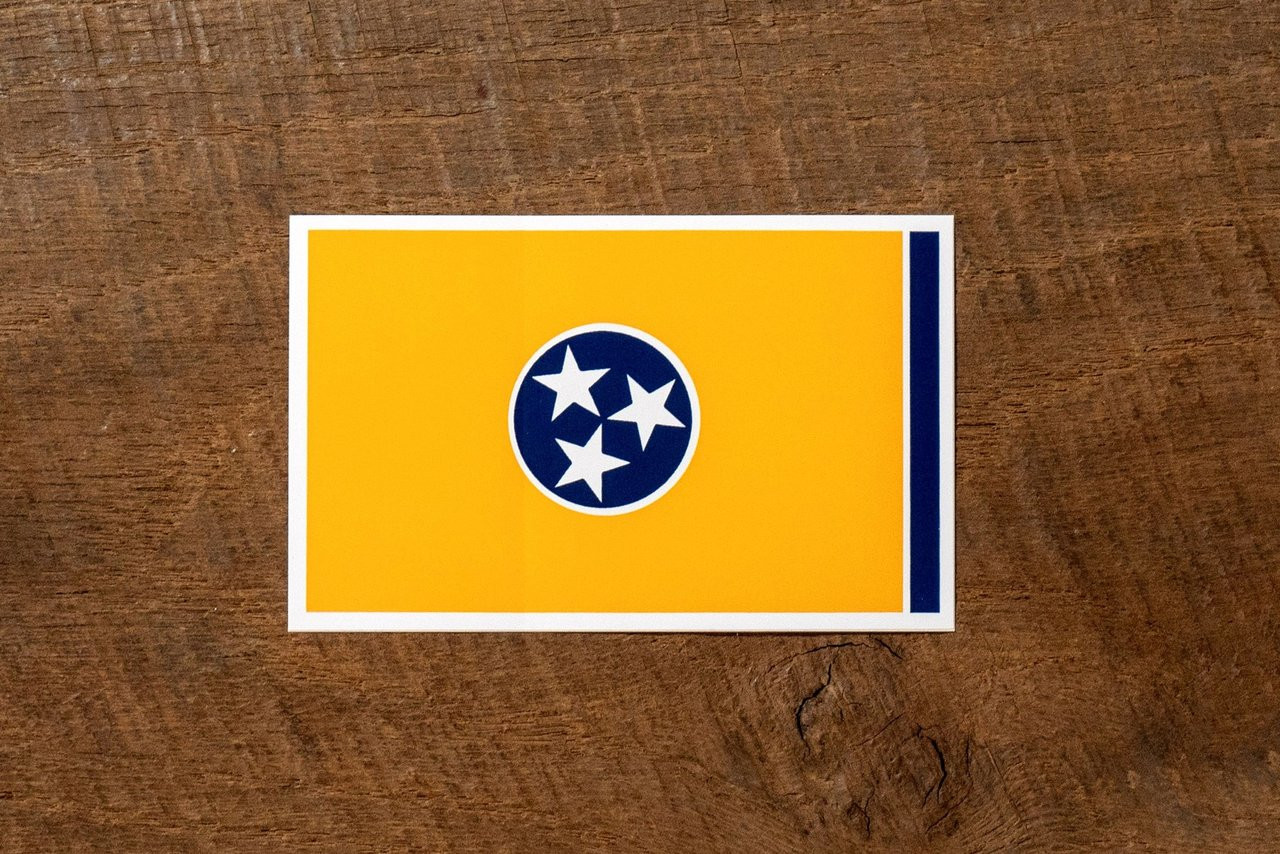 Nashville Predators Volunteer Traditions Tn Flag Decal - Nashville