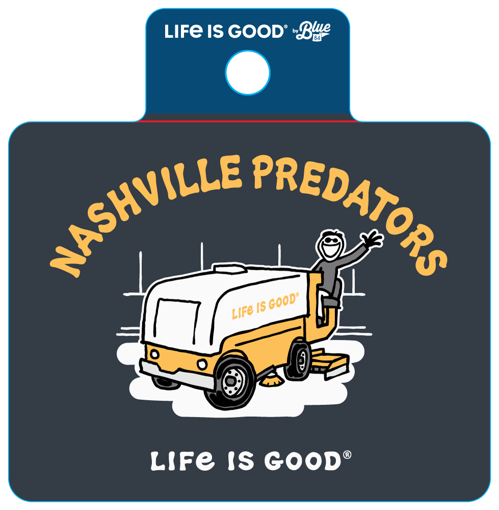 【非売品】Welcome to The Prudential Nashville Predators Lakeshirts Zamboni Sticker - Nashville
